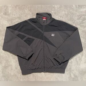Reebok x Obey Track Jacket Size L Black Long Sleeve Full Zip Streetwear
